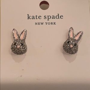 NWT Kate Spade Bunny Earrings